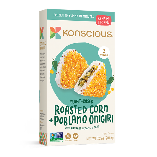 Roasted Corn & Poblano Onigiri